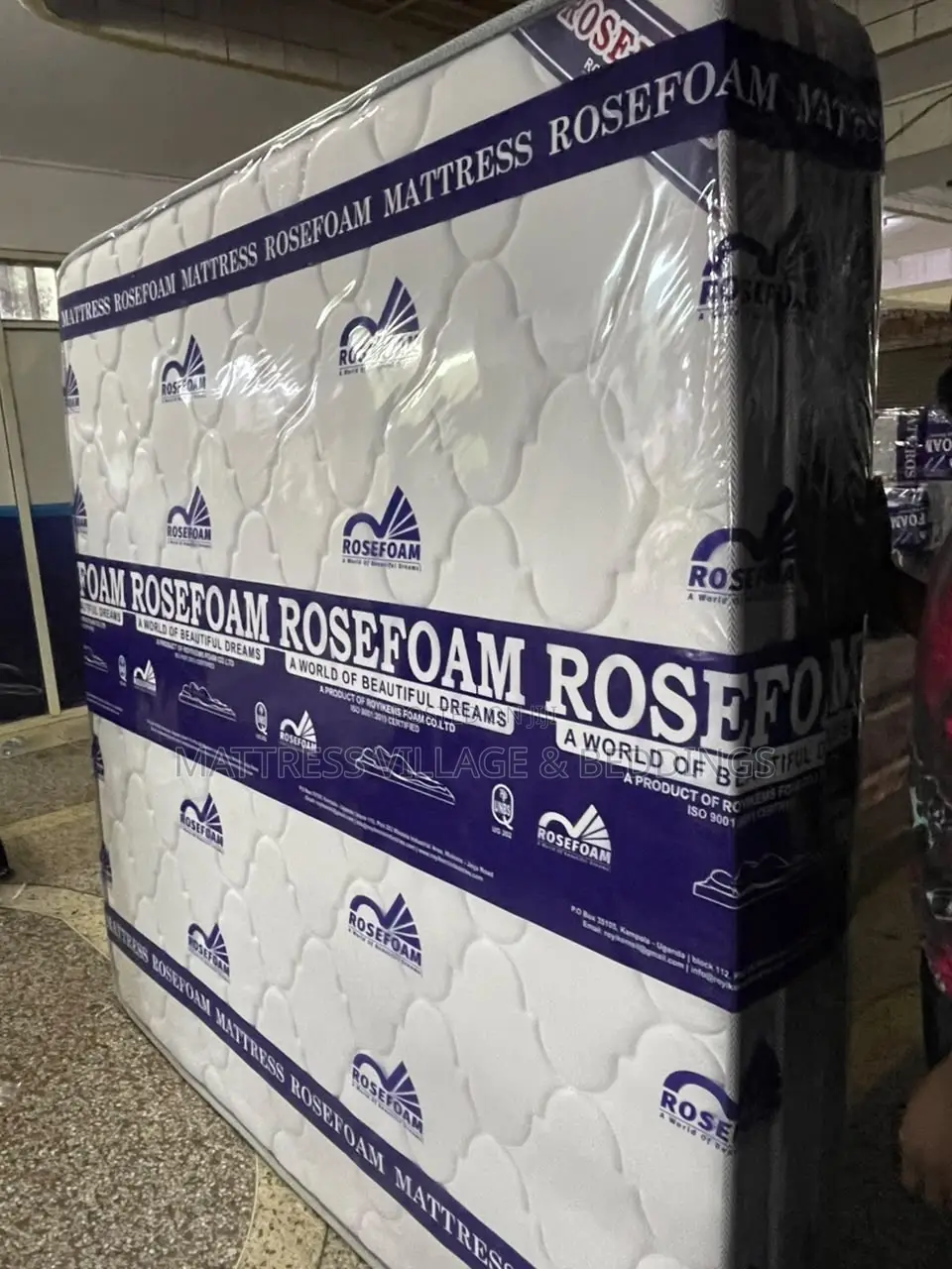 6by6 12inches Spring Mattress of Rosefoam
