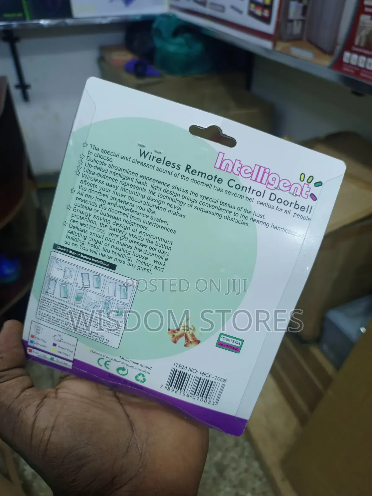Intelligent Wireless Remote Control Doorbell