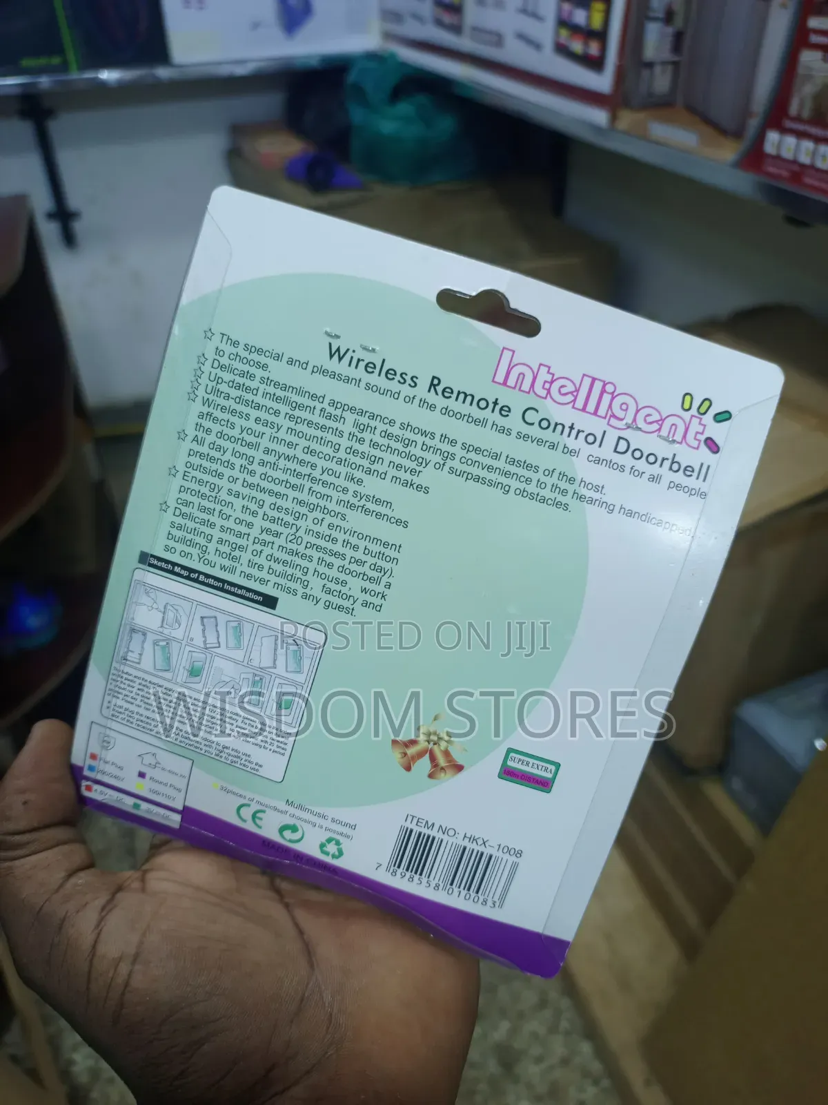 Intelligent Wireless Remote Control Doorbell
