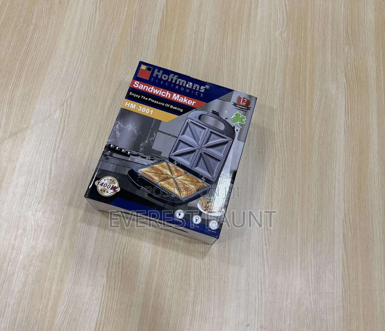 Hofmans Sandwich Maker 4 Slice Hm3001