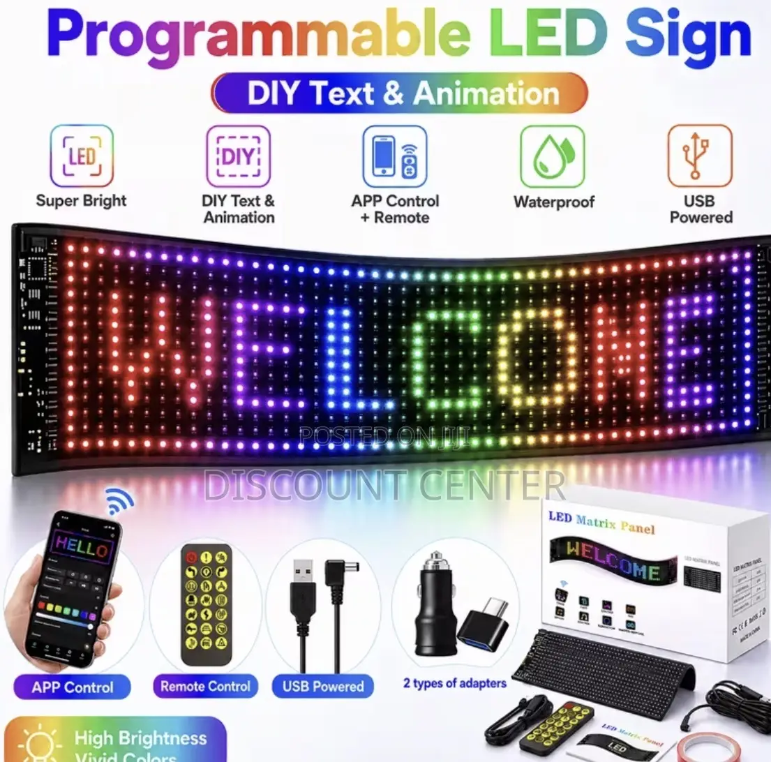Led Text Moving Light Programmable