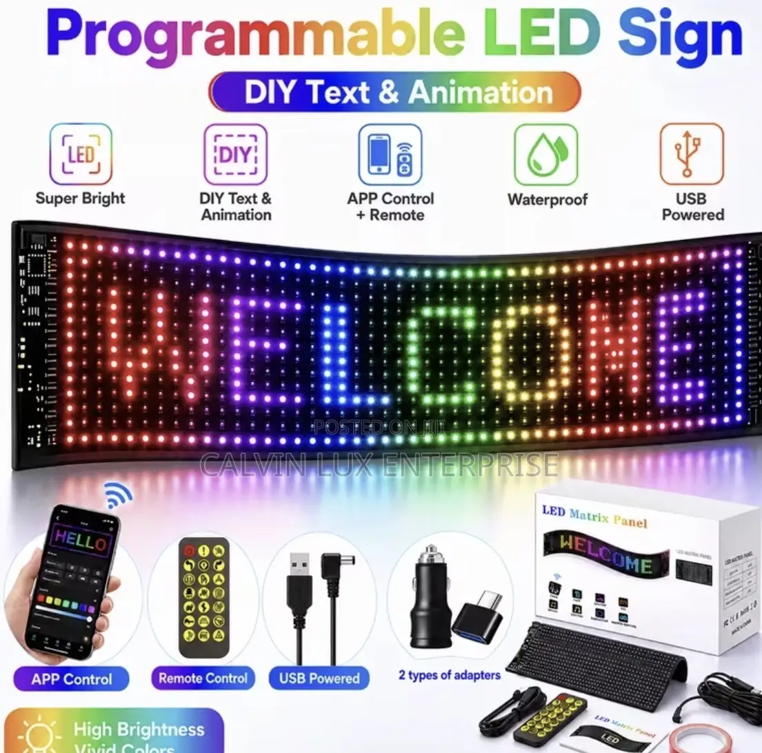 Led Text Moving Light Programmable