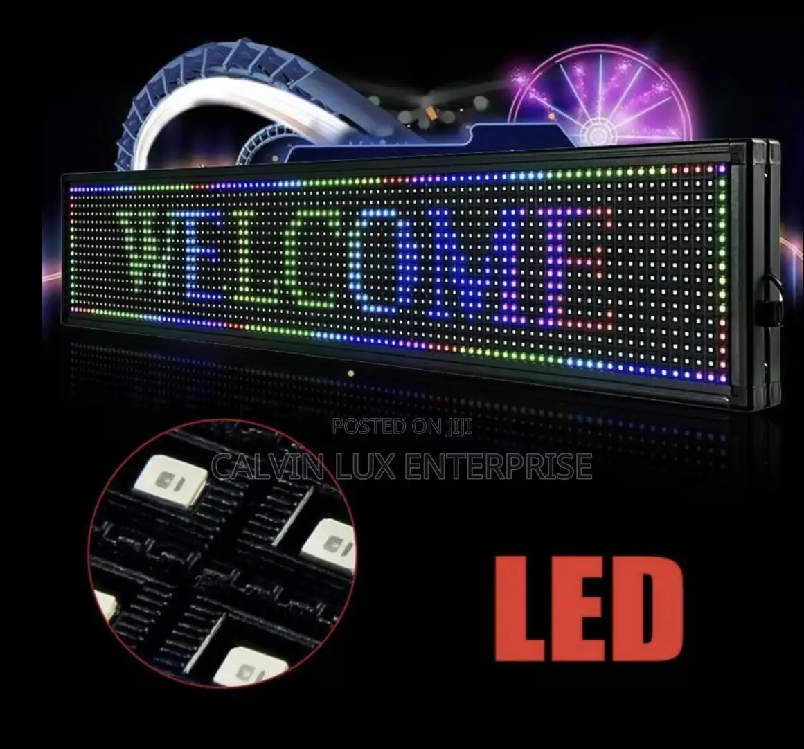 Led Text Moving Light Programmable