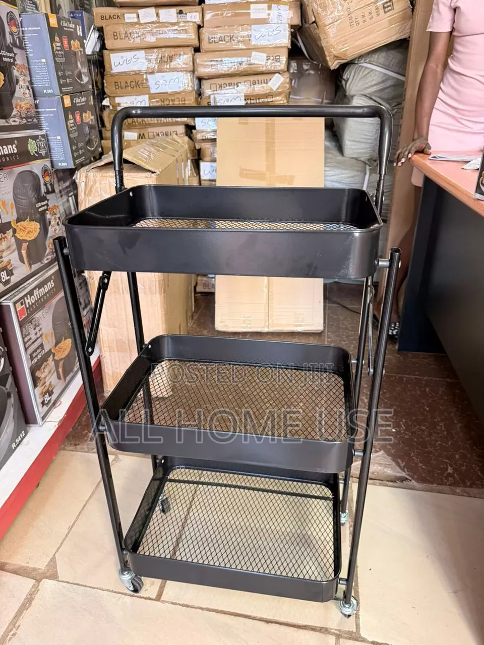 Mobile Fold Storage Cart