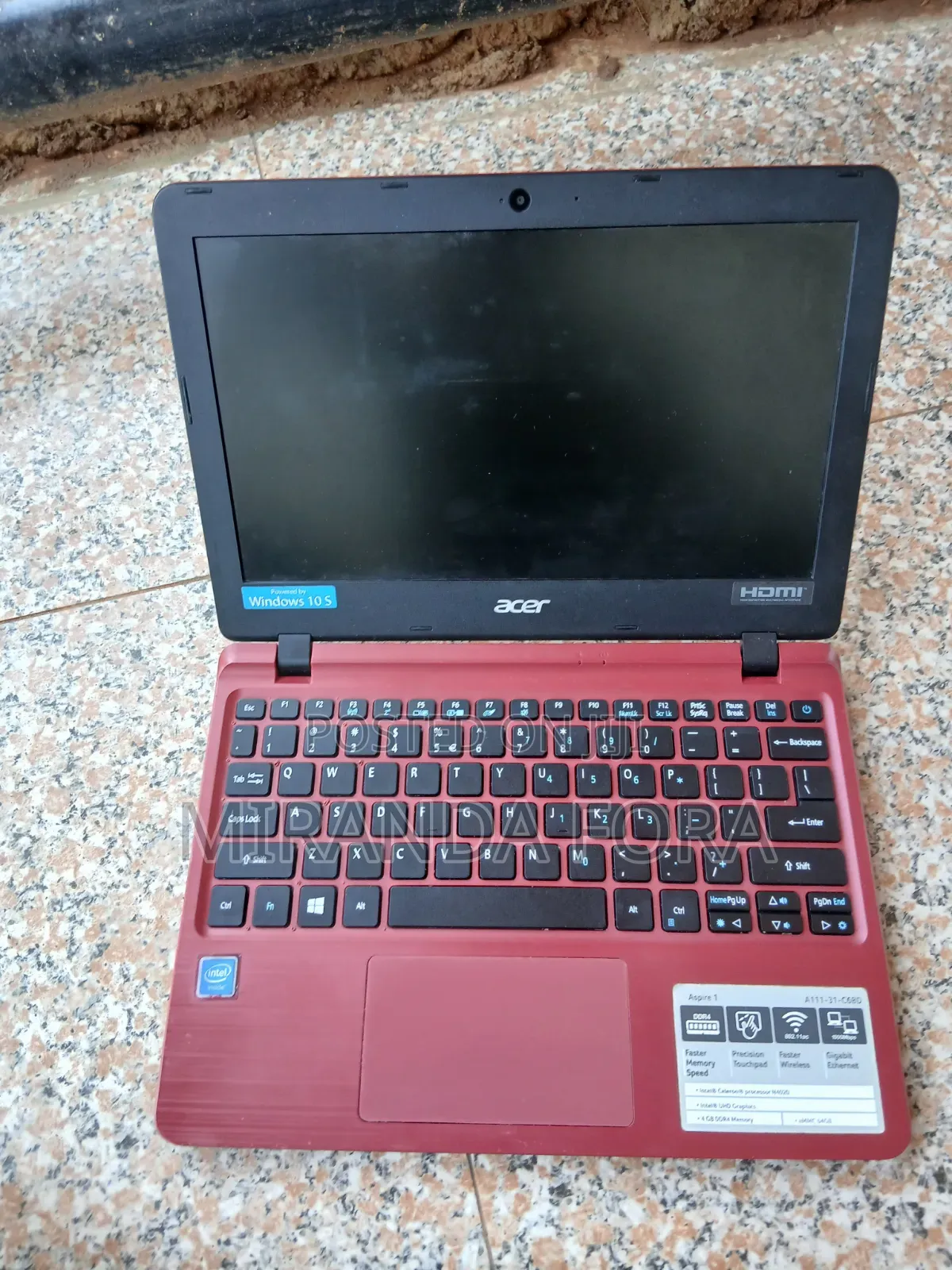 Laptop Acer Aspire 1 A114-31 4GB Intel Celeron SSD 60GB