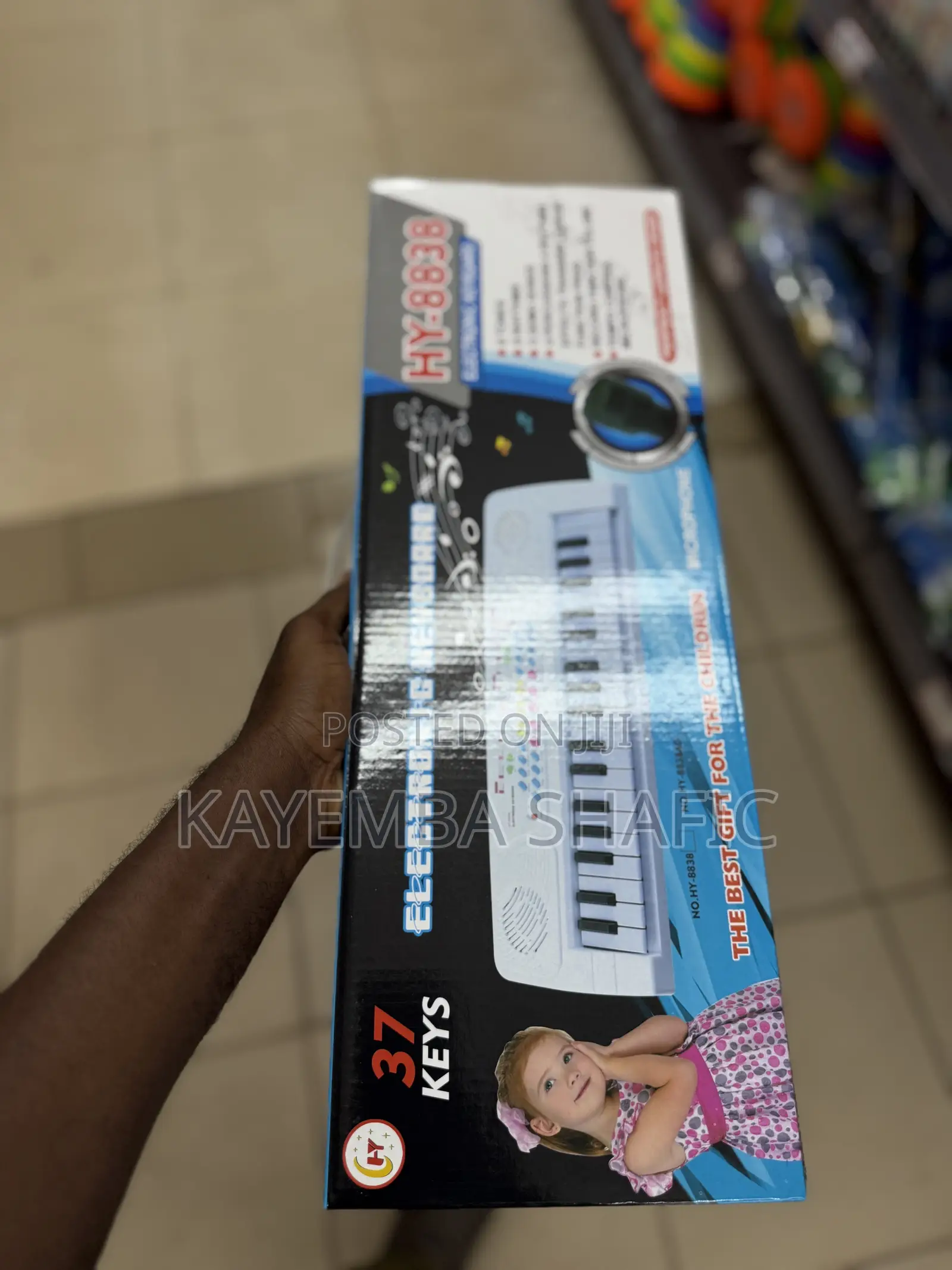 Hy-8838 Kids 37-Key Electronic Keyboard Piano With Microphone