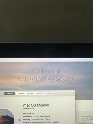 Laptop Apple MacBook Pro 2015 8GB Intel Core i7 SSD 128GB
