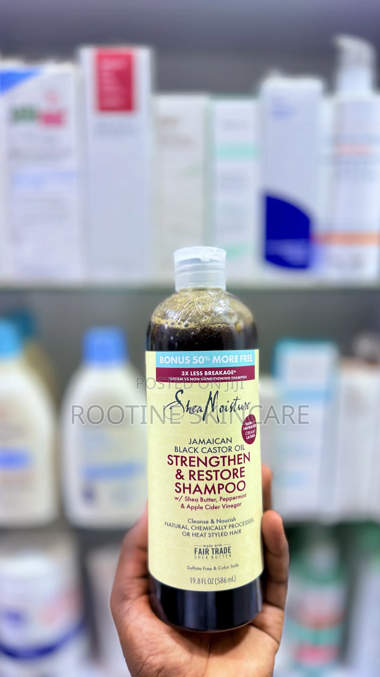 Shea Moisture Jamaican Black Castor Strengthen and Restore Shampoo