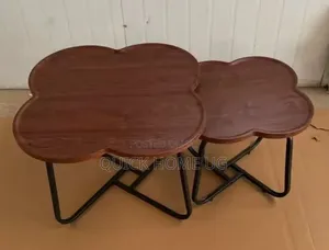 2 in 1 Shaped Wooden Center Table,Coffee Center Table