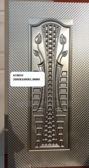Embossed Stainless Steel Door Panel Measures 2000x1000x1.0mm