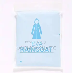 Unisex Reusable Eva Waterproof Raincoat With Hood (Adult Size)