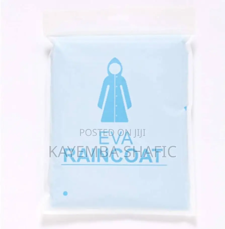 Unisex Reusable Eva Waterproof Raincoat With Hood (Adult Size)