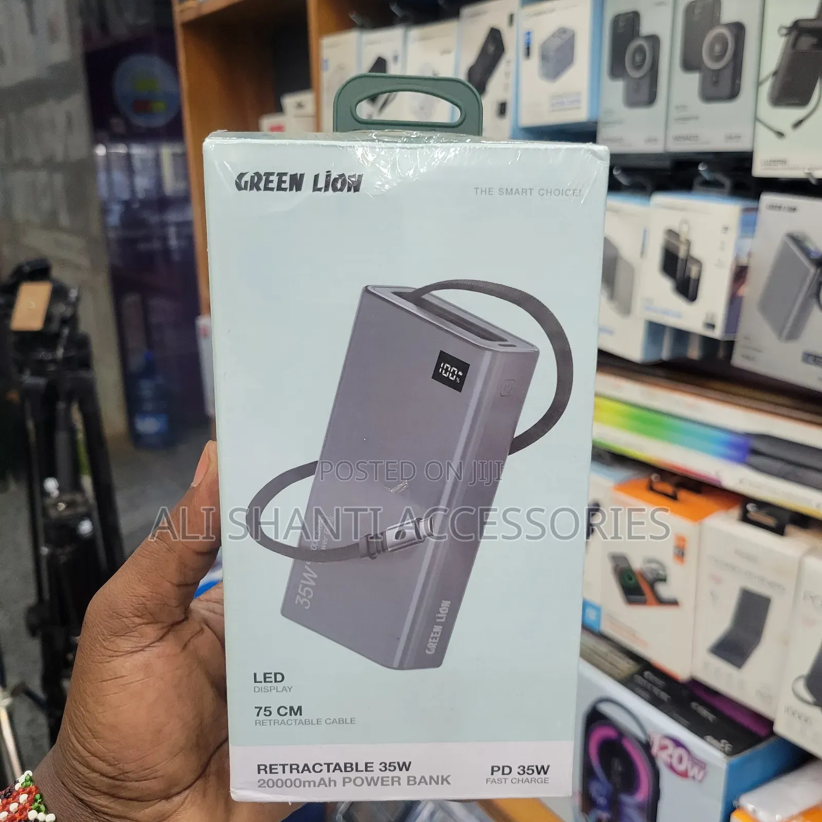 35w Retractable 20000mah Power Bank