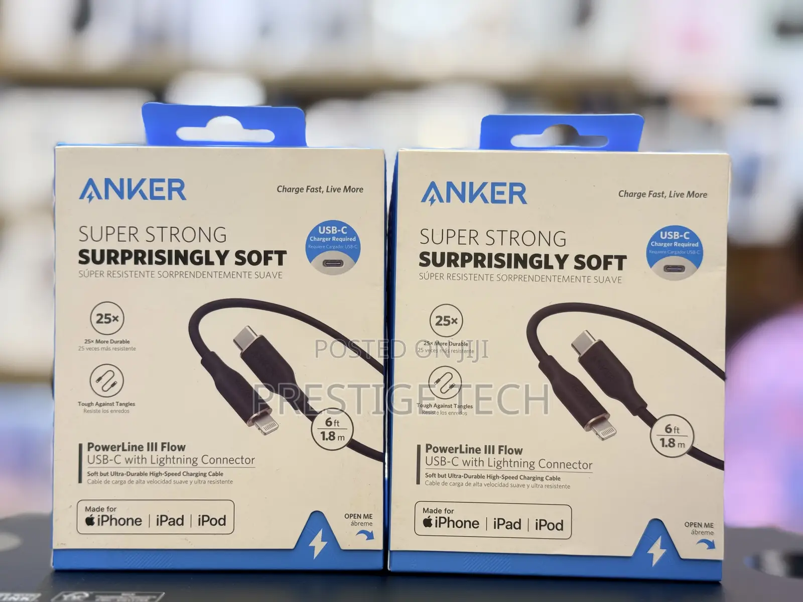 Anker Usb C to Lightning Cable, Mfi Powerline Iii Flow iPhone Cable 2m