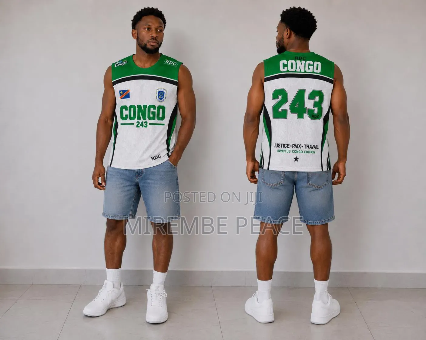 Sleeveless Athletic Jerseys Congo