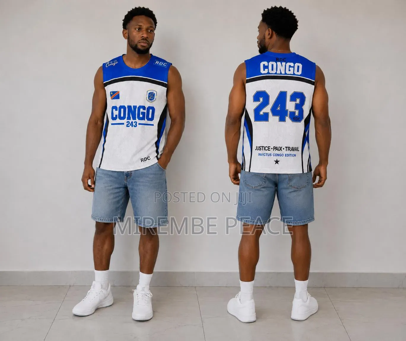 Sleeveless Athletic Jerseys Congo