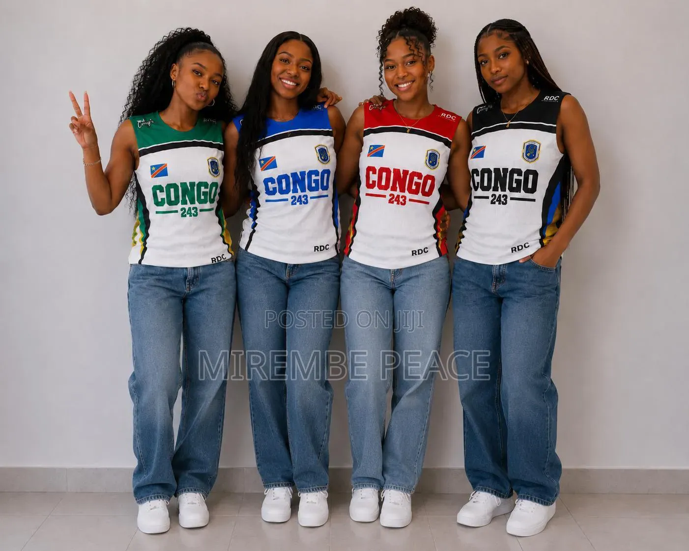 Sleeveless Athletic Jerseys Congo