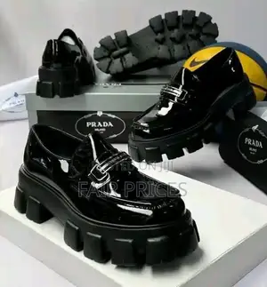 Prada Bigsole Loafers Black
