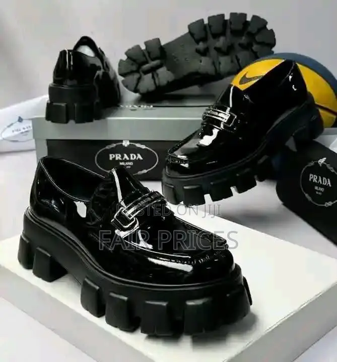 Prada Bigsole Loafers Black