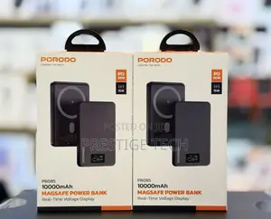 Porodo 10000mah Magsafe Power Bank With Real Time Voltage Display