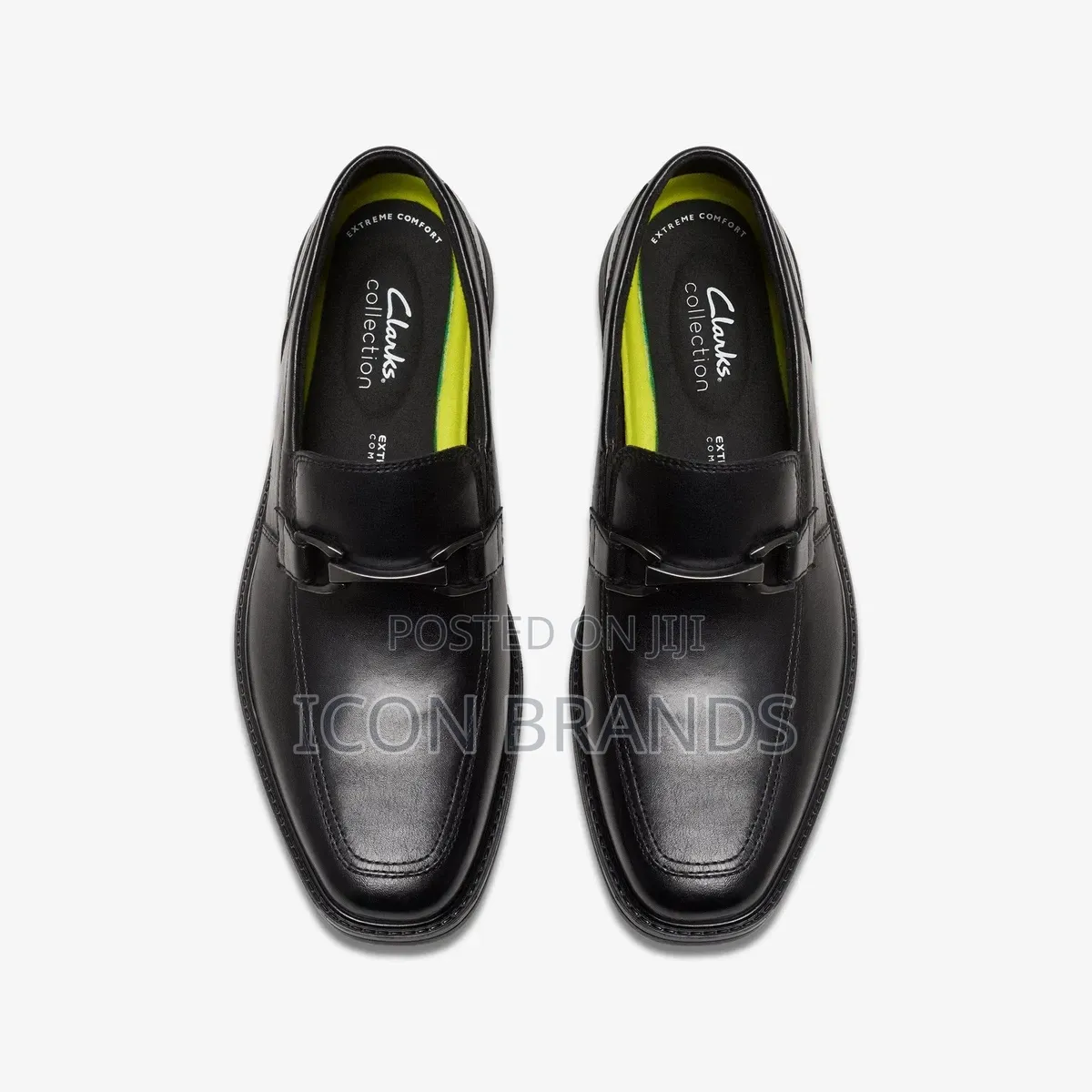 Clarks Men Laureate Stepii Leather Formal Horsebit Loafers