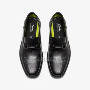 Clarks Men Laureate Stepii Leather Formal Horsebit Loafers