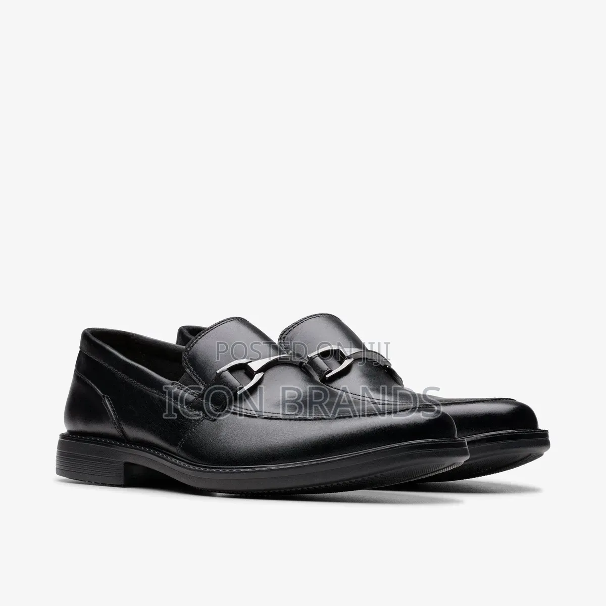 Clarks Men Laureate Stepii Leather Formal Horsebit Loafers