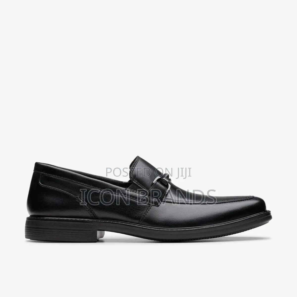 Clarks Men Laureate Stepii Leather Formal Horsebit Loafers