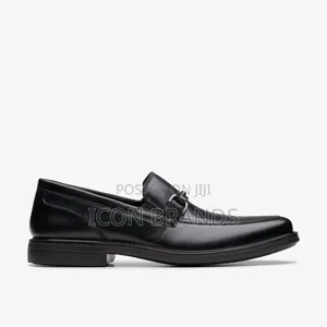 Clarks Men Laureate Stepii Leather Formal Horsebit Loafers