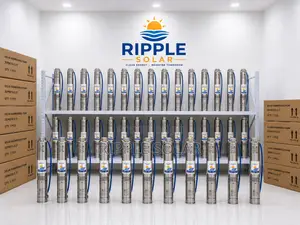 40m Head Solar Deep Well Pump 400w 4000l/H Irrigation Water Pump 24v
