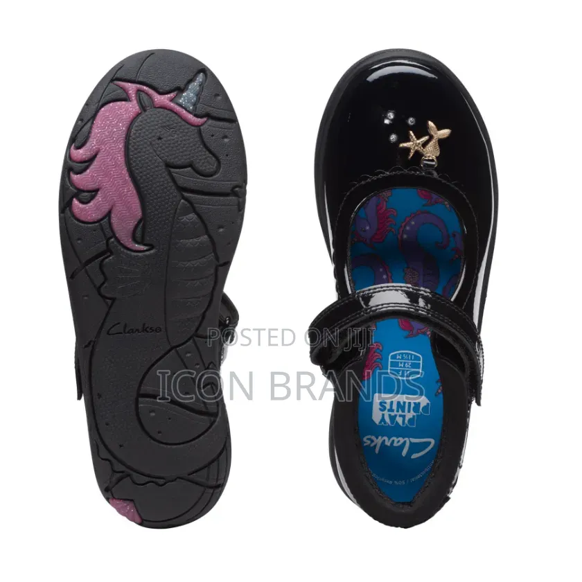 Clarks Relda Sea K Girls School Shoes