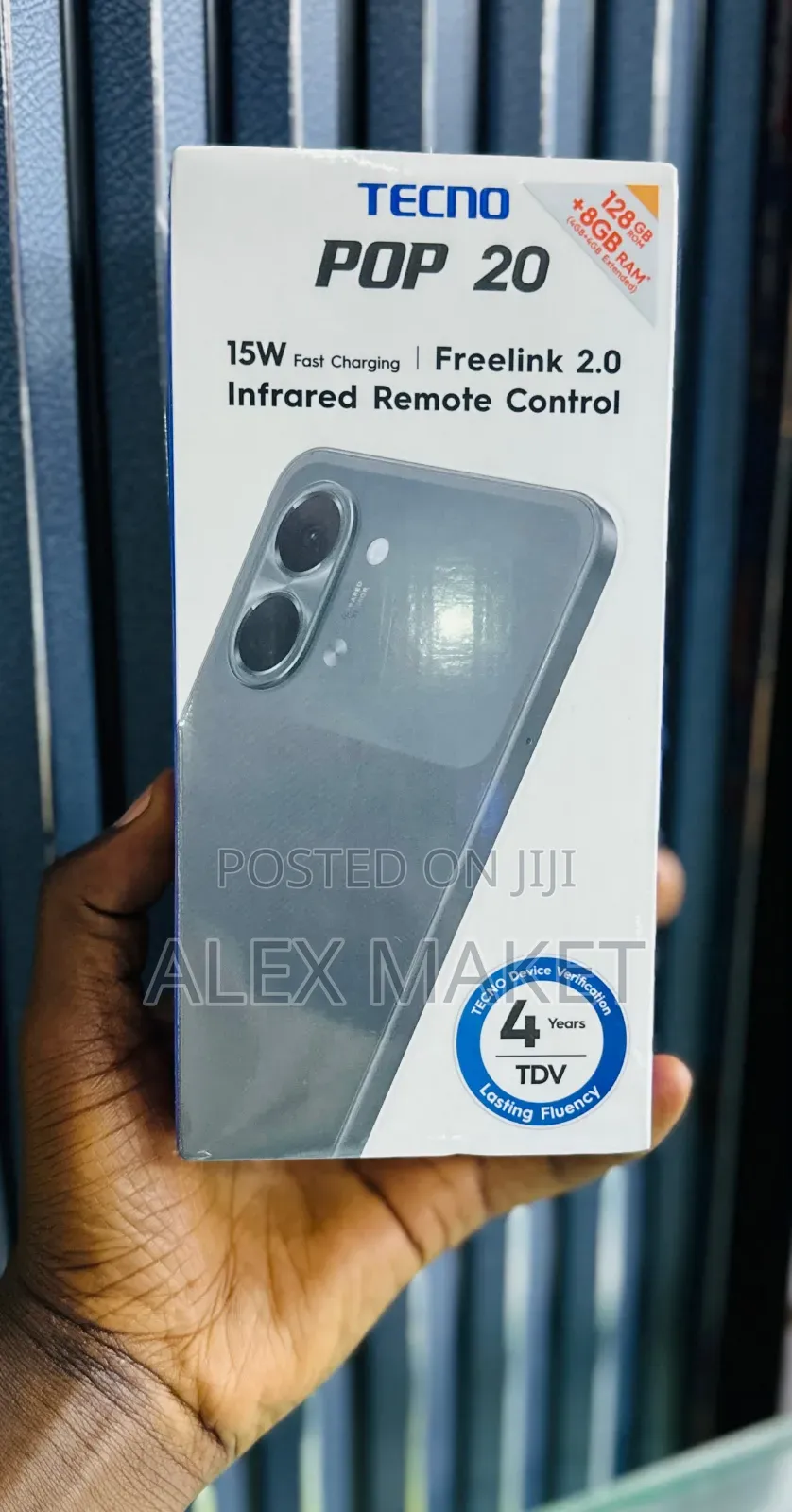New Tecno Pop 20 128 GB Black