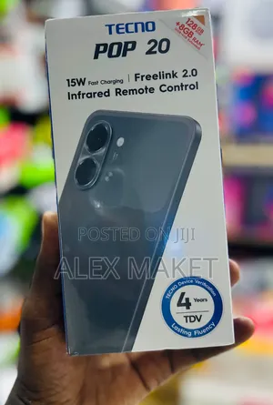 New Tecno Pop 20 128 GB Black