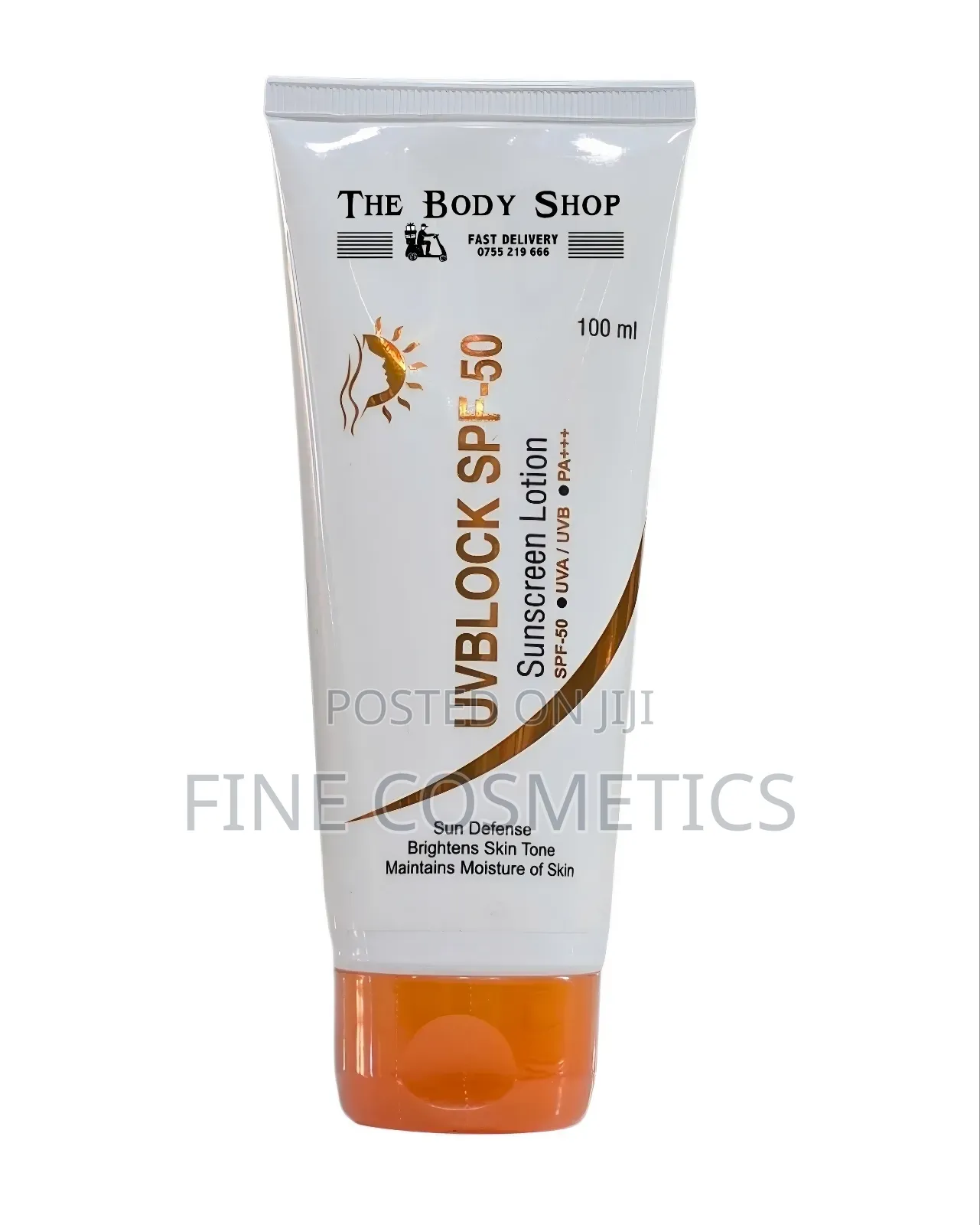 Original Uv Block Spf50 Brightening Sunscreen Lotion Sun Care Defence.