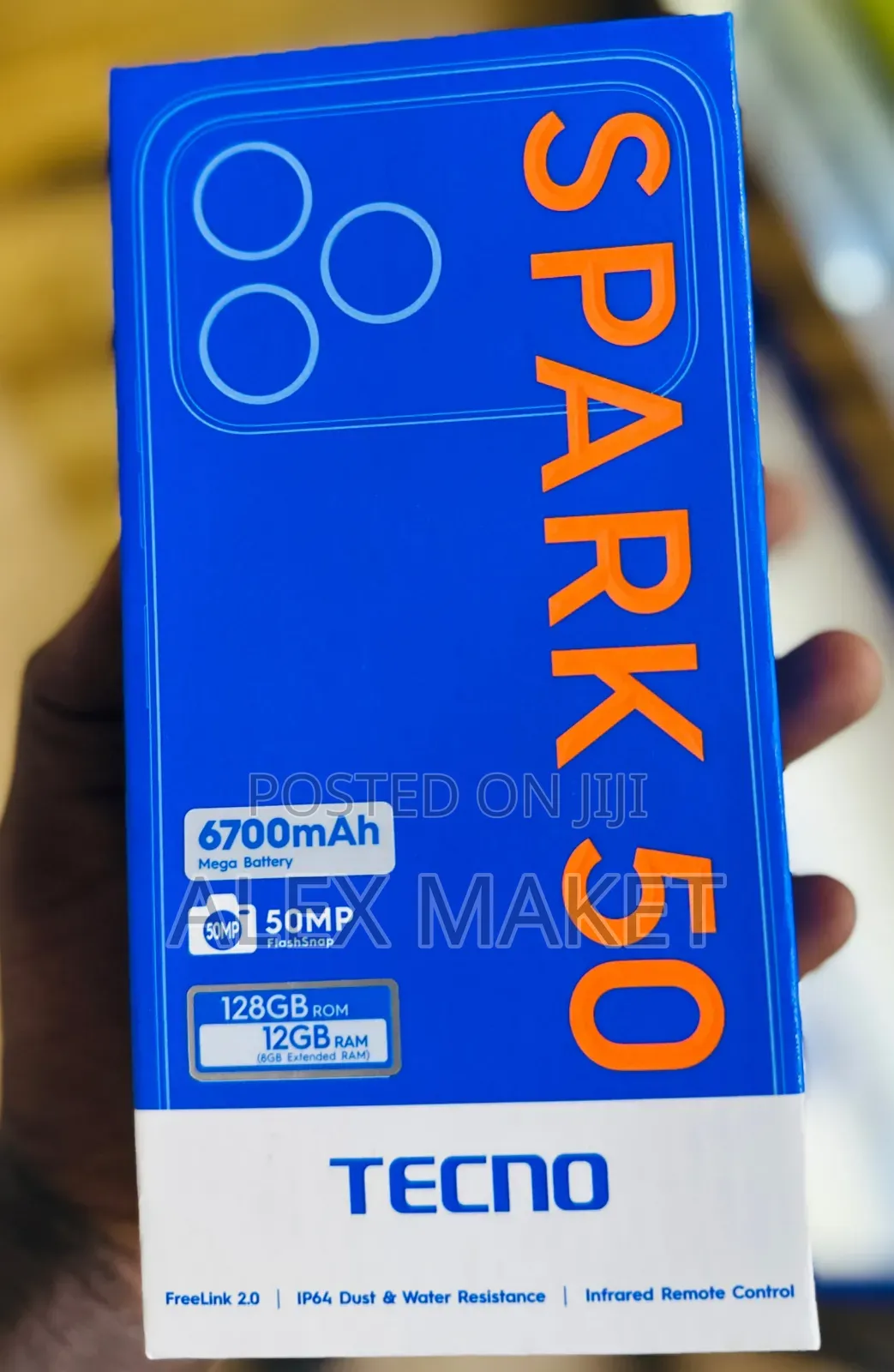 New Tecno Spark 50 128 GB Black