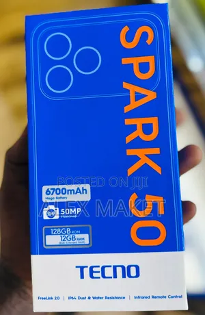 New Tecno Spark 50 128 GB Black