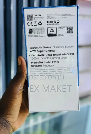 New Tecno Spark 50 128 GB Black