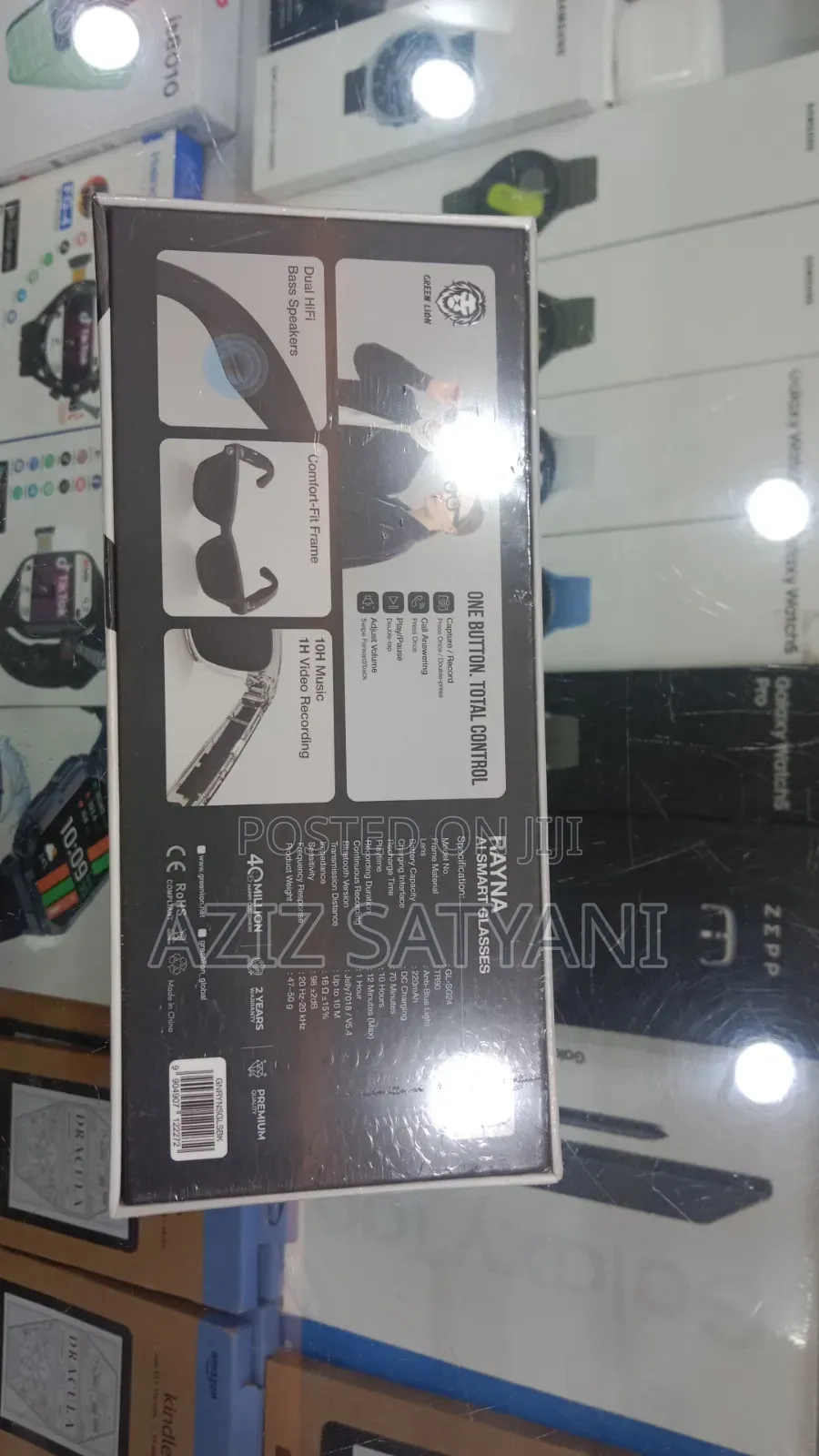 Green Lion Rayna Ai Smart Glasses Hd Video Recording
