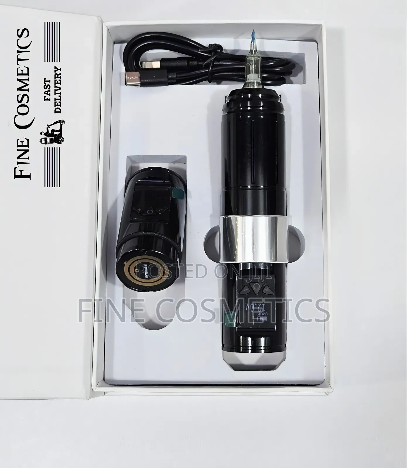 Two Batteries Premium Rechargeable Wireless Tattoo Machine Cordles Gun