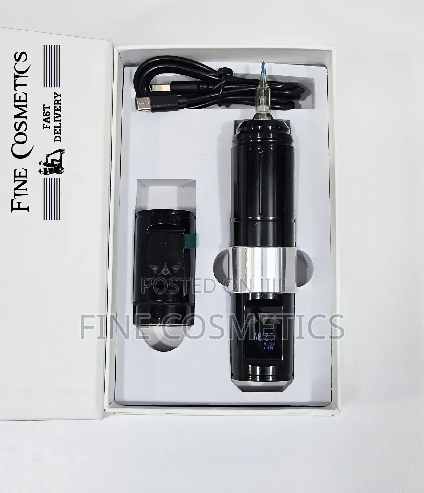 Two Batteries Premium Rechargeable Wireless Tattoo Machine Cordles Gun
