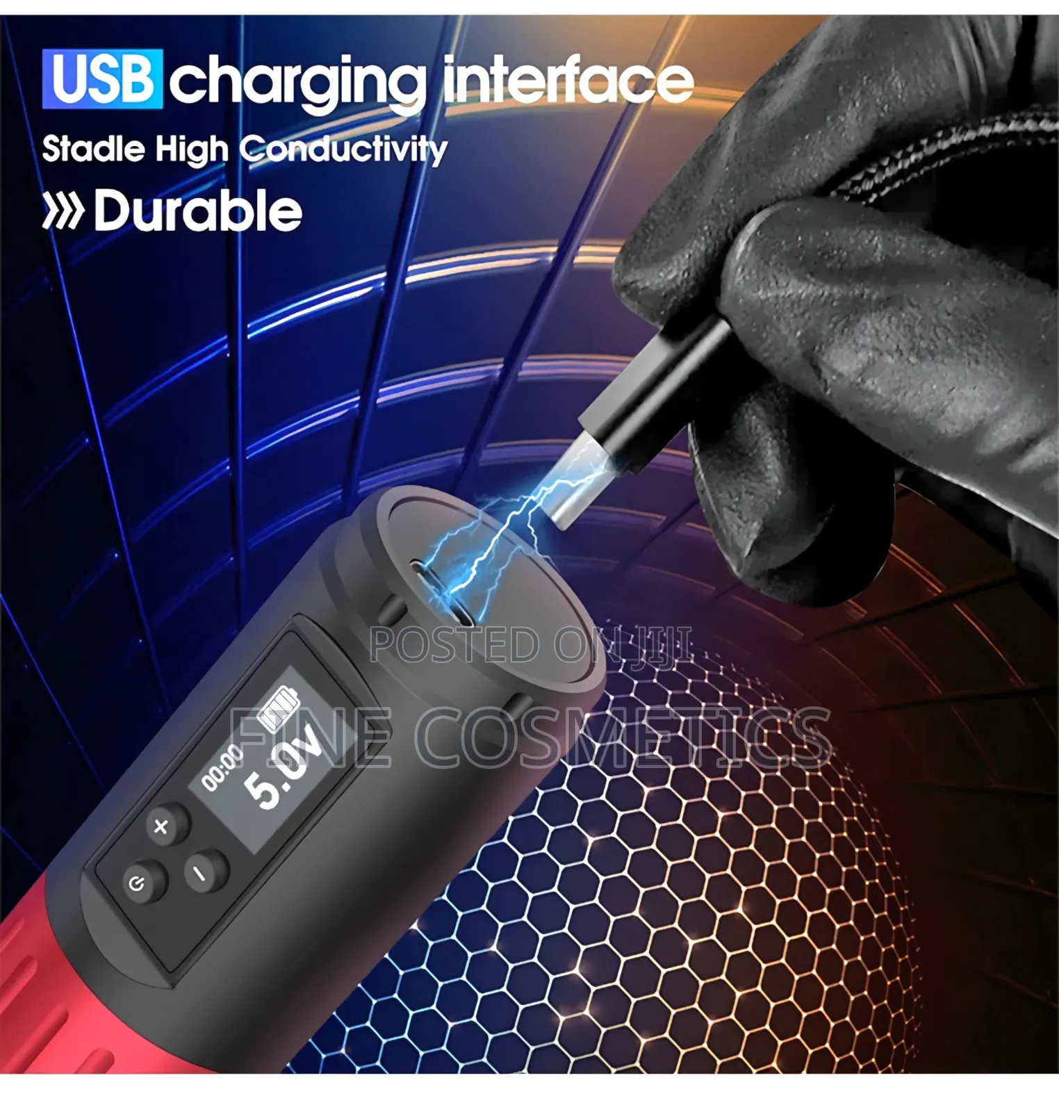 Rechargeable Cordless Tattoo Machine Wireless Microblading Makeup Gun