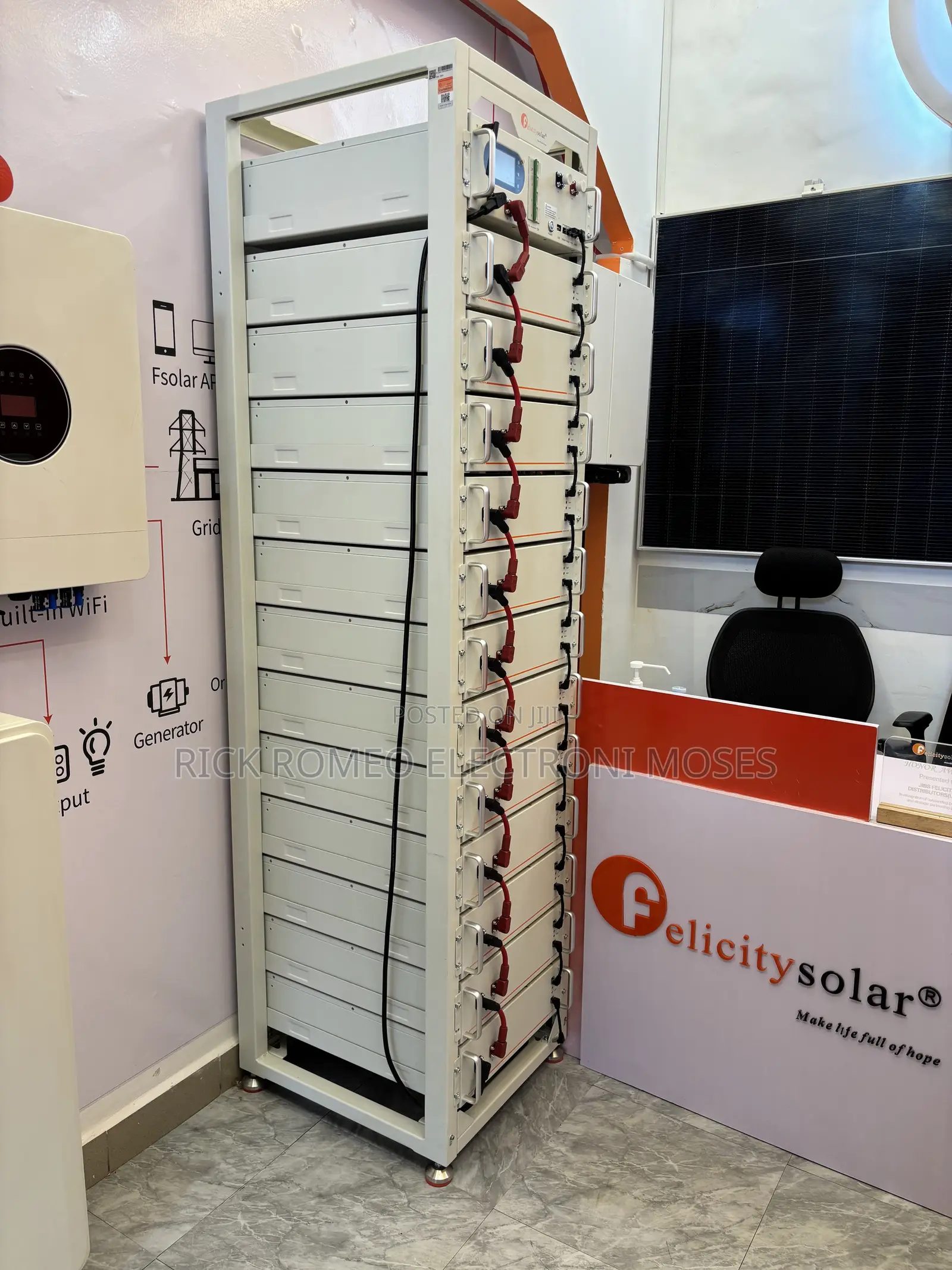 No More Umeme Bills +60kwh Battery Pack -Kampala Installation