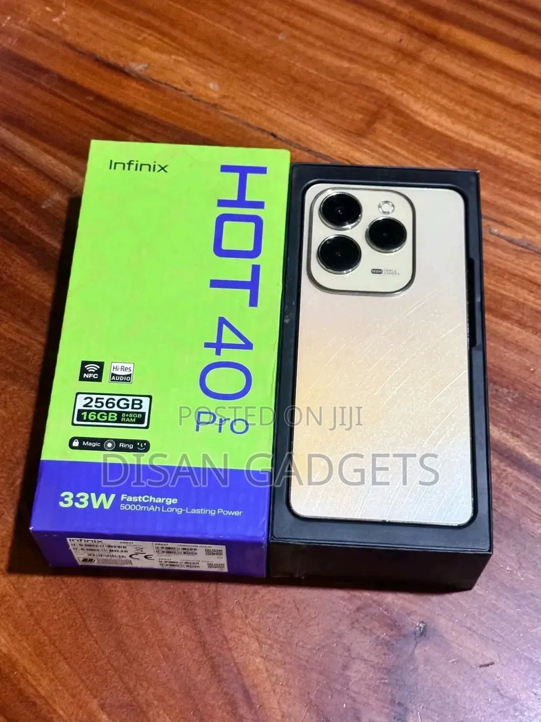 New Infinix Hot 40 Pro 256 GB Gold