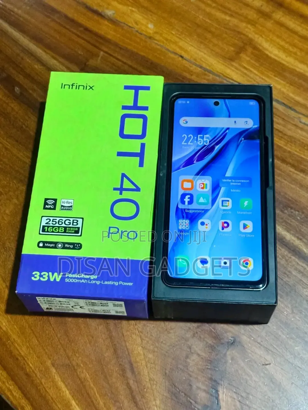 New Infinix Hot 40 Pro 256 GB Gold