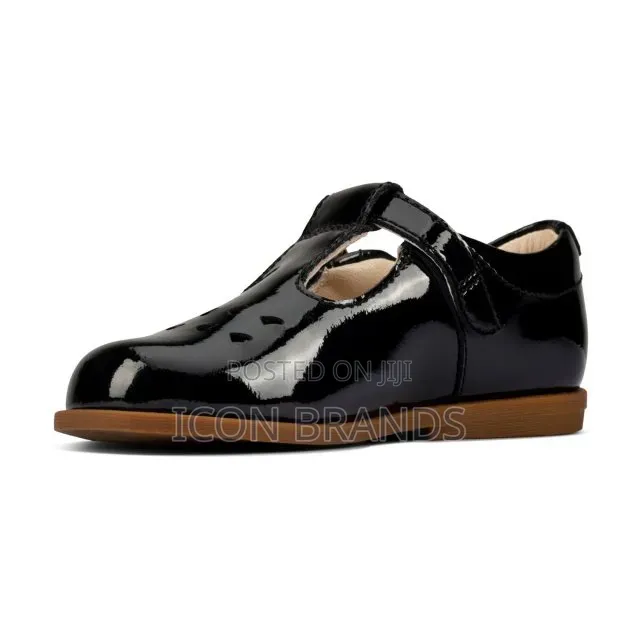 Clarks Drew Play Toddlerblack Patent