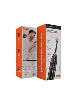 Porodo Lifestyle Water Floss,Sonic Electric Toothbrush 25days Battery