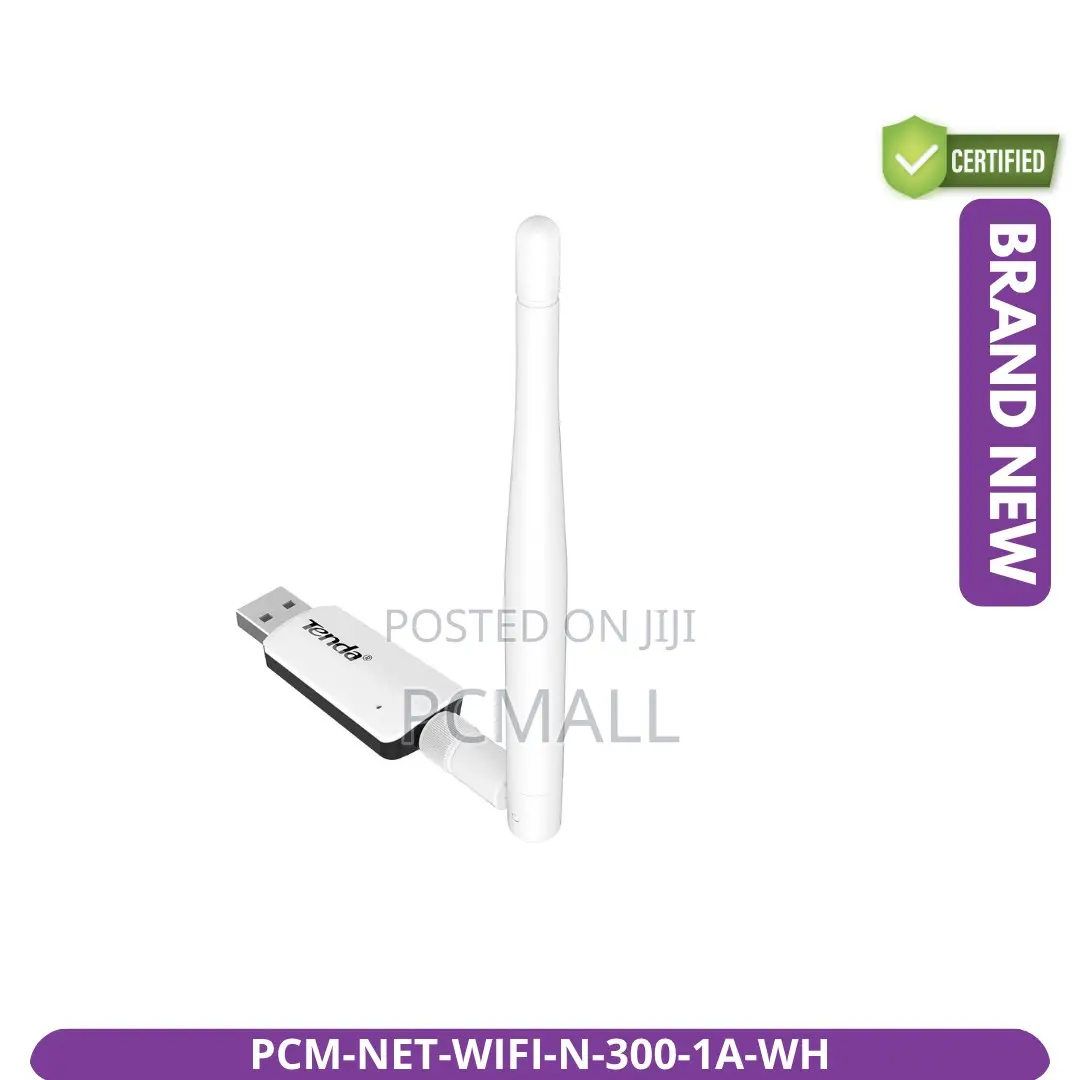 300mbps Usb Wifi Adapter High-Gain Antenna New White