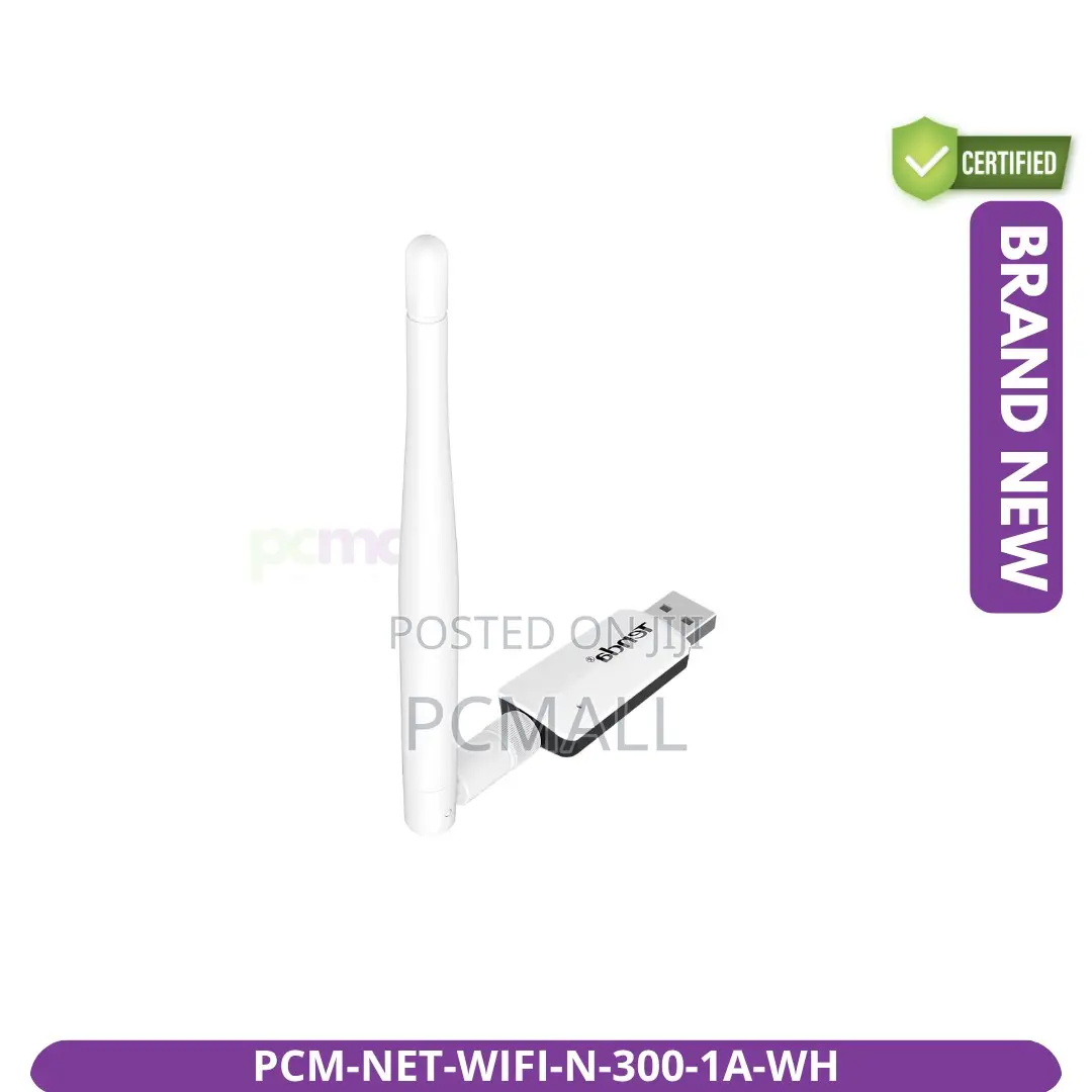 300mbps Usb Wifi Adapter High-Gain Antenna New White