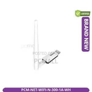 300mbps Usb Wifi Adapter High-Gain Antenna New White