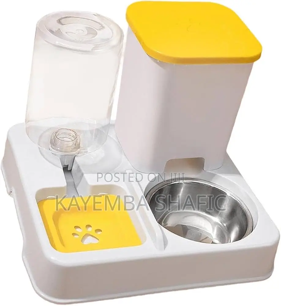 2-in-1 Automatic Pet Feeder and Water Dispenser Bowl